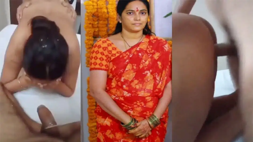 Office Maid Aunty’s Wild Threesome Sex Video Goes Viral