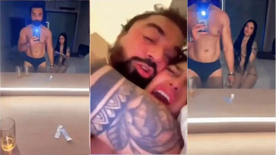 Ajaz Khan Wild Night with Girlfriend: Hot & Private Moments