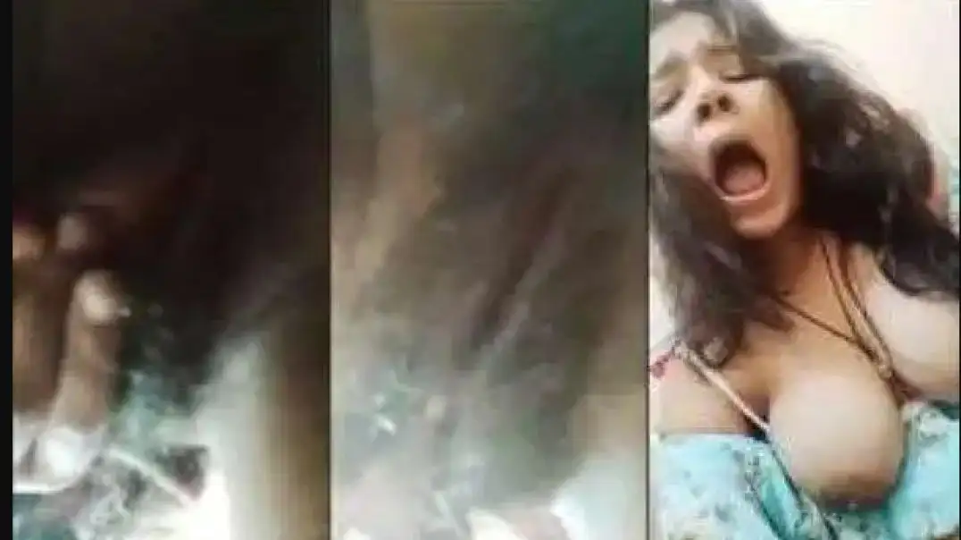 Hot Indian girl moaning hard and fingering her pussy