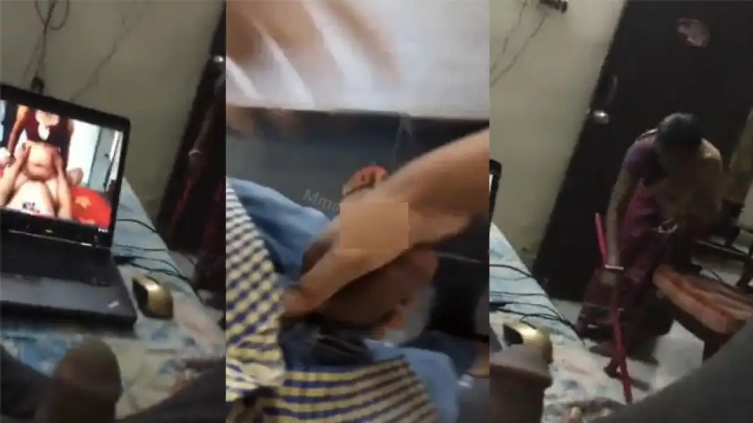 Maid Caught Sucking Boss While Watching Porn