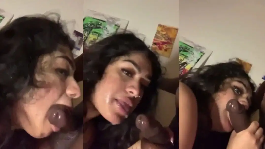 Desi Girlfriend Giving Wild Blowjob Full Private Video