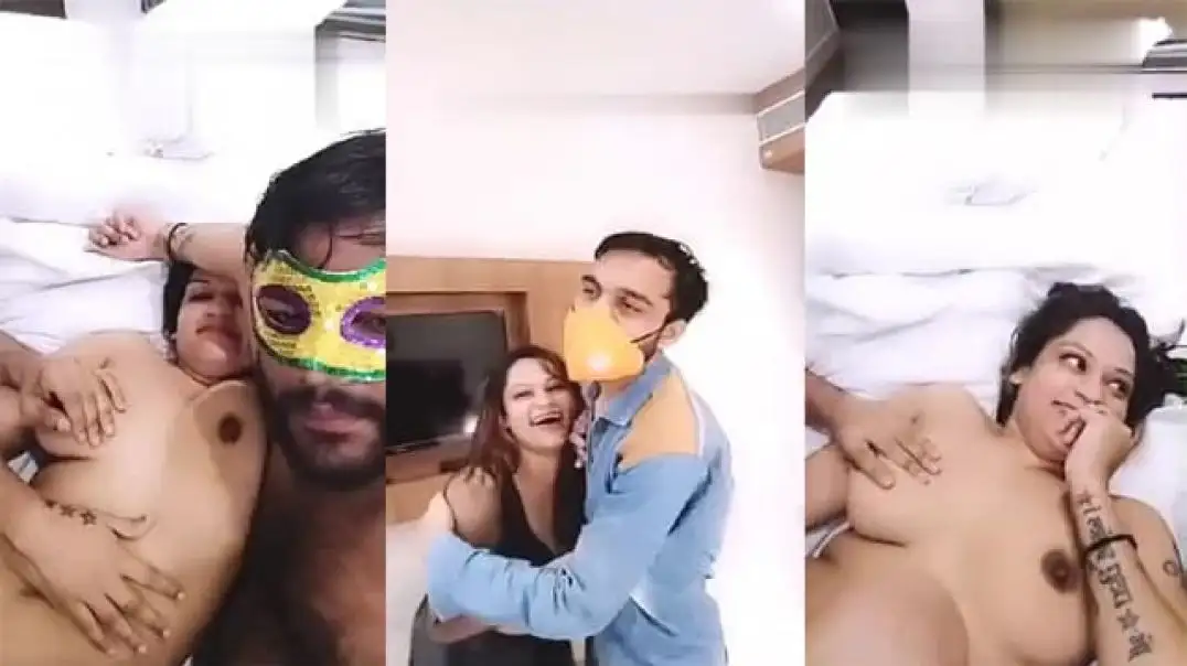 Desi Couple’s Hot Threesome in Hotel Room