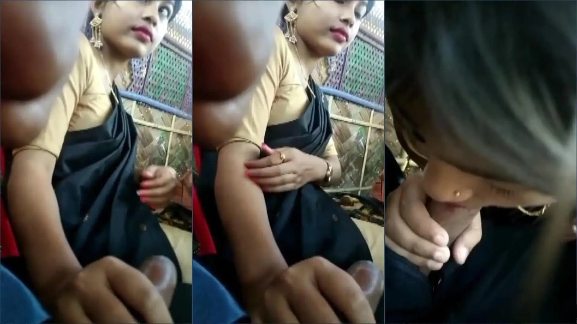 Bengali Girl Secretly Gives Handjob & Blowjob to Teacher at Home