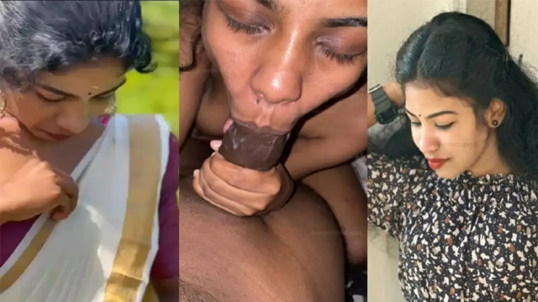 Mallu Girl's Hot Blowjob & Doggy Fucking Cum Fest