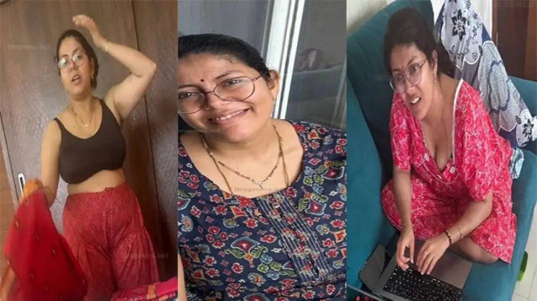 Desi Mummy Ka Secret Office Sex – WFH Handjob Blowjob