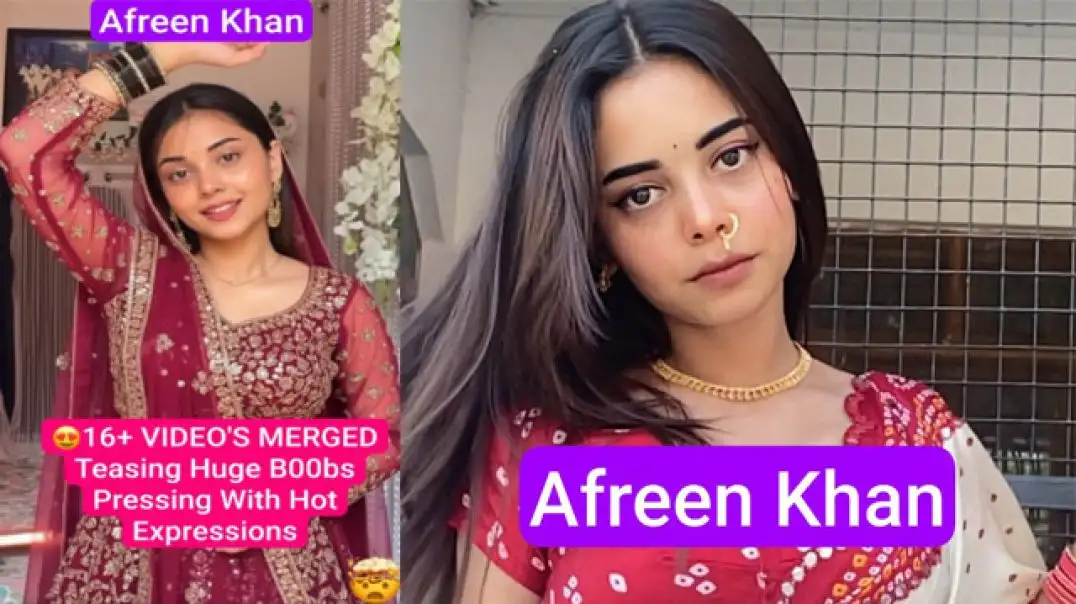 Afreen Khan's Hot Boobs Tease in Private Video