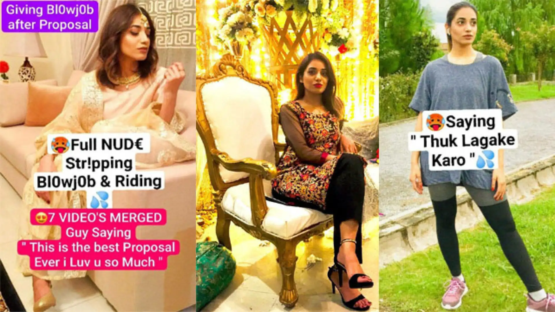 Hot Desi Girl Gives Blowjob After Proposal Saying Thuk Lagake Karo