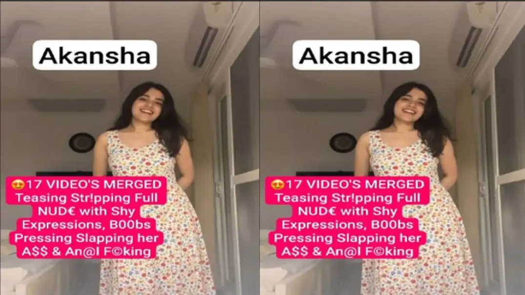 Desi NRI Girl Hot Strip Tease with Boobs & Ass Slap