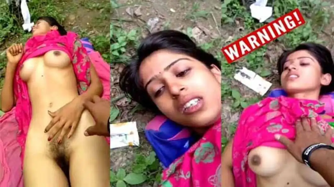 College Lover's Wild Outdoor Fuck in a Desi Village