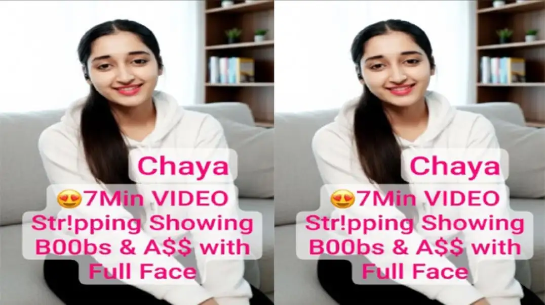 Hot Indian Model Chaya Private Strip Showing Boobs