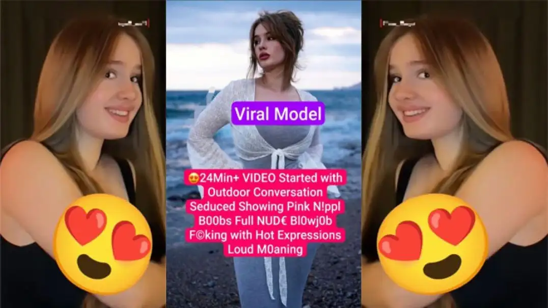 Hot Model Outdoor Blowjob Fucking with Wild Expressions