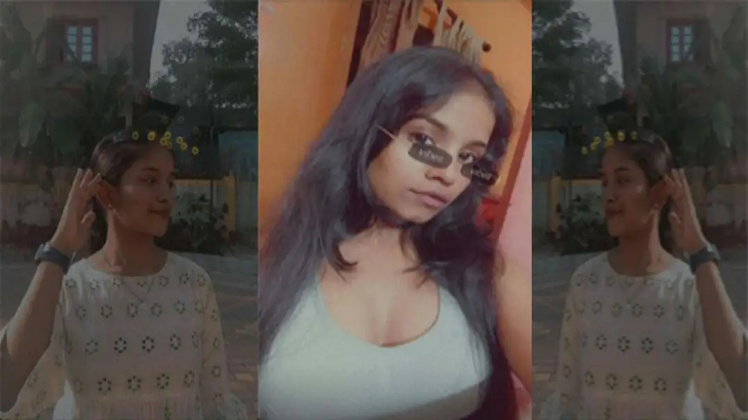 Hot Dusky Teen Girl Leaking Boobs on Snapchat