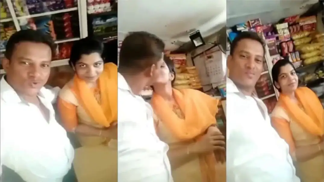 Desi Shopkeeper’s Secret Smooch Affair With Hot Bhabhi