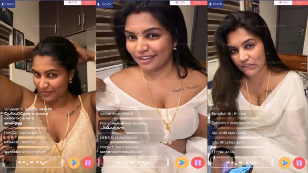 Hot Mallu Makeup Artist Reshma Private Live Show Leaked