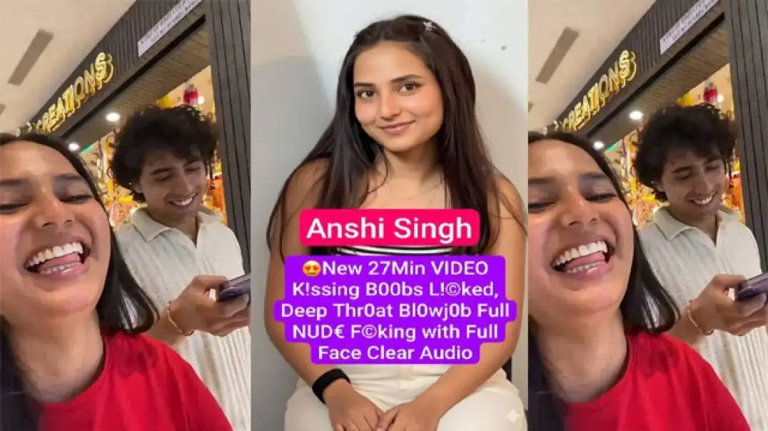 Anshi Singh’s Boyfriend Gives Hot Deep Blowjob & Wild Cum Shower