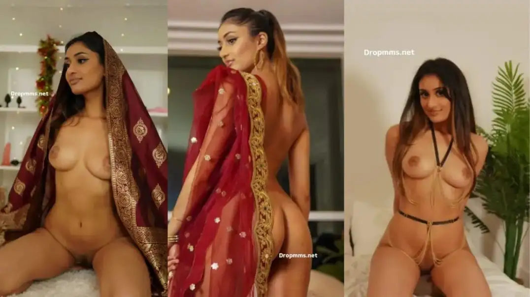 Stunning NRI Model Private Pics in Hot Bondage & Ethnic Outfits