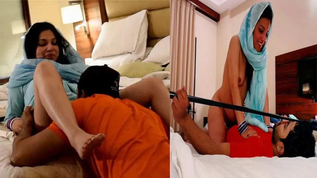 Desi MMS: Hot Salwar Babe Licks Pussy & Fucks Hard