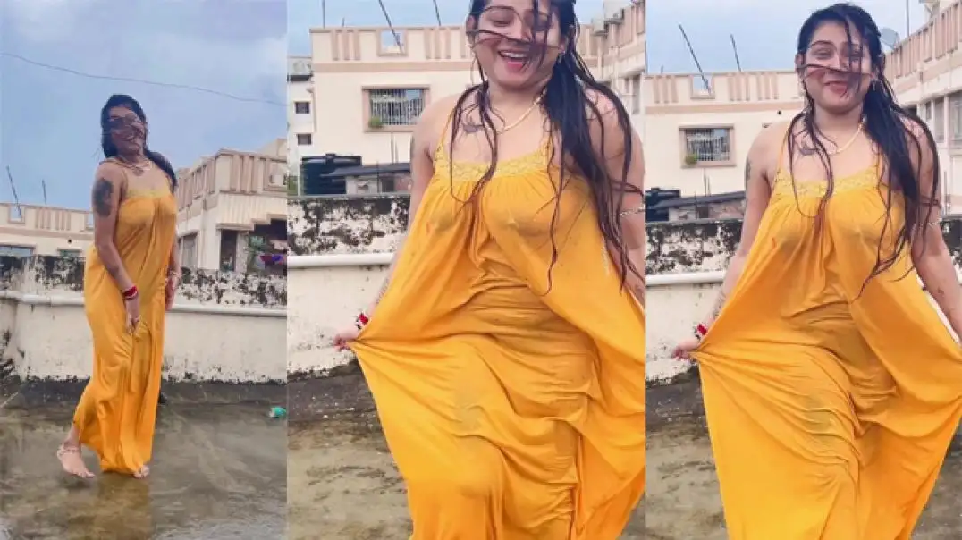 Susmita Malik’s Bold Rooftop Dare in Daylight