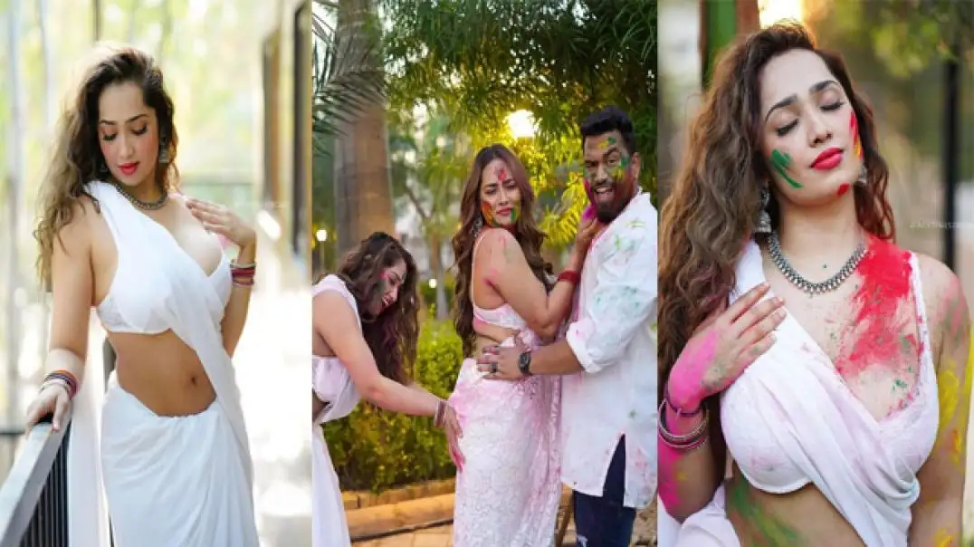 Aditi Mistry Sexy Topless Striptease – First Time Live Fuck