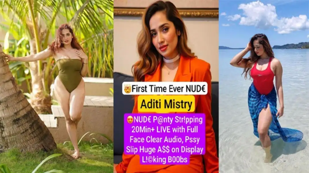 Aditi Mistry Hot Panty Striptease Live with Full Face