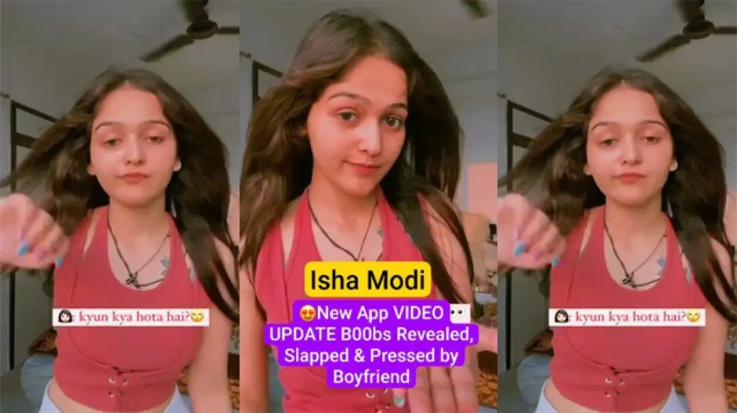 Hot Isha Modi Teasing Boobs in Exclusive App Video