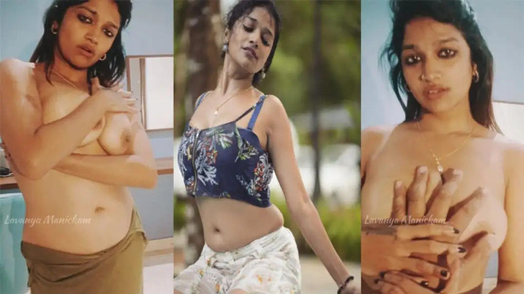 Lavanya Manickam's Hot Secret Tits Played On Camera