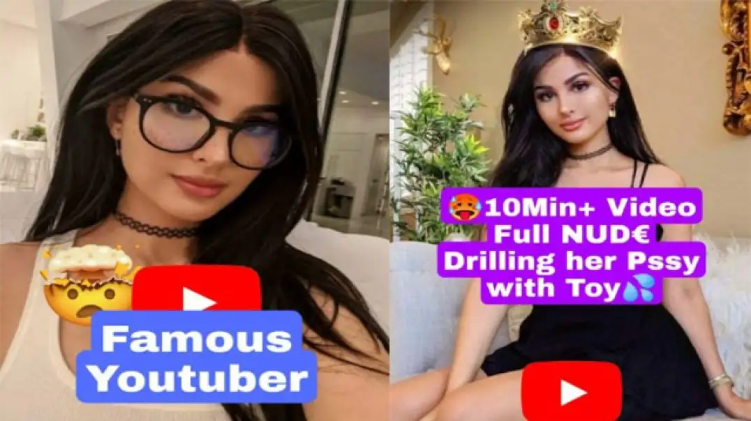 Famous Youtuber Shows Boobs and Drills Her Pussy in Private